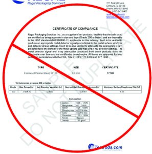 Expiration for Certificates of Compliance